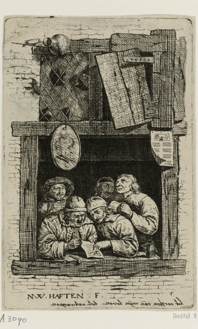 Cinco cantores numa janela aberta: os rederijkers de Nicolaes van Haeften