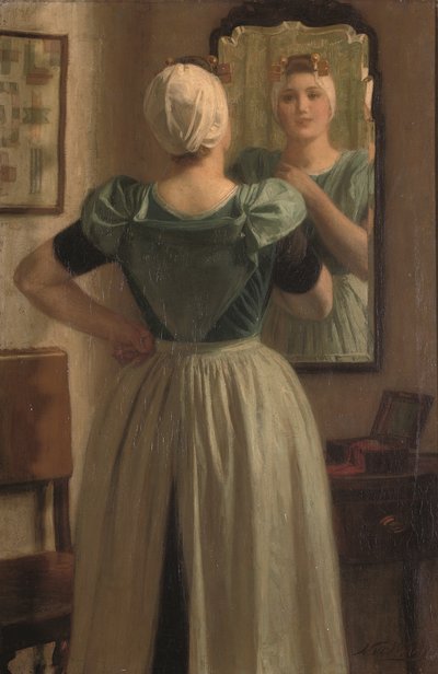 Uma bela reflexão (óleo sobre tela) de Nicolaes van der Waay