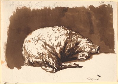 Um urso mentiroso de Nicolai Abildgaard