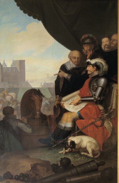 Frederik II constrói o Castelo de Kronborg em Elsinore de Nicolai Abildgaard
