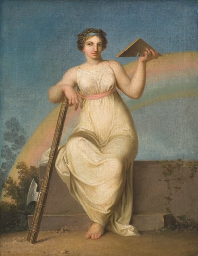 Jurisprudência. Figura alegórica de Nicolai Abildgaard