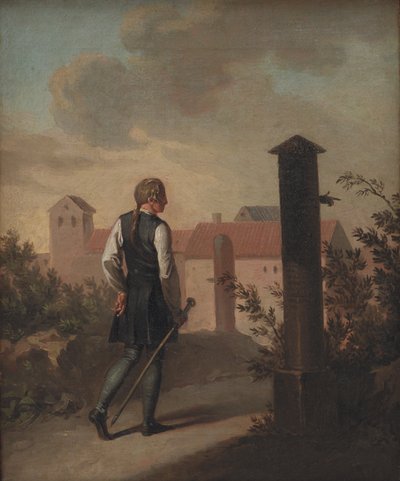 Niels Klim em Potu de Nicolai Abildgaard