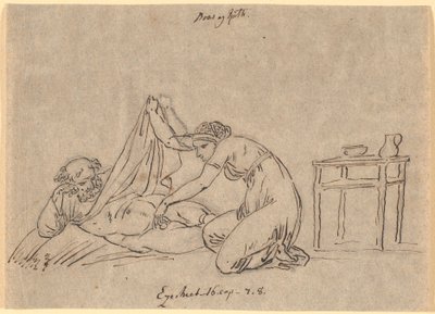 Ruth Acariciando Boas de Nicolai Abildgaard