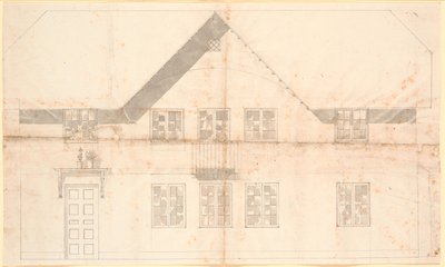 Fachada de esconderijo de pardal de Nicolai Abildgaard