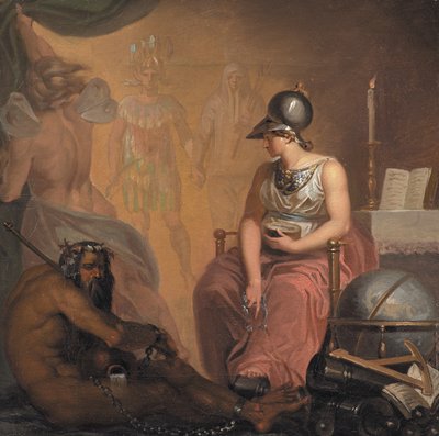 O Renascimento da Aprendizagem, a Invenção da Impressão e da Pólvora e a Descoberta da América de Nicolai Abildgaard