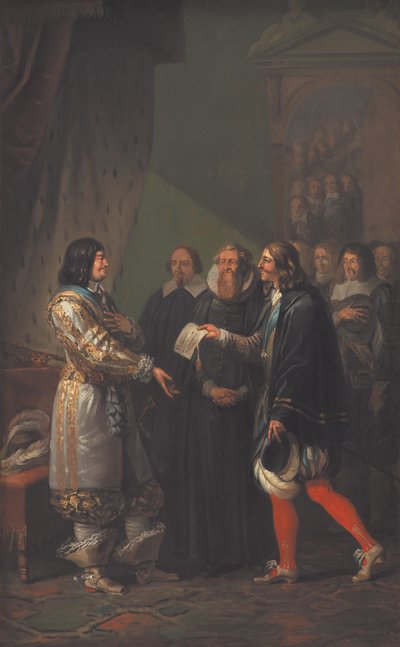 Monarquia Absoluta Atribuída a Frederico III da Dinamarca em 1660, 1783. de Nicolai Abraham Abildgaard