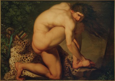 O Philoctet ferido de Nicolai Abraham Abildgaard