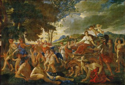 O triunfo de Flora ... de Nicolas (attr.to) Poussin