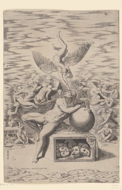 O sonho de Nicolas Beatrizet (attributed to)