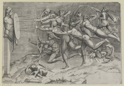 Drifting de Nicolas Beatrizet (attributed to)