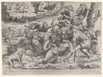 Morte de Meleager de Nicolas Beatrizet