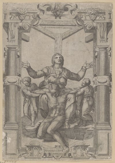 Maria ao pé da Cruz de Nicolas Beatrizet