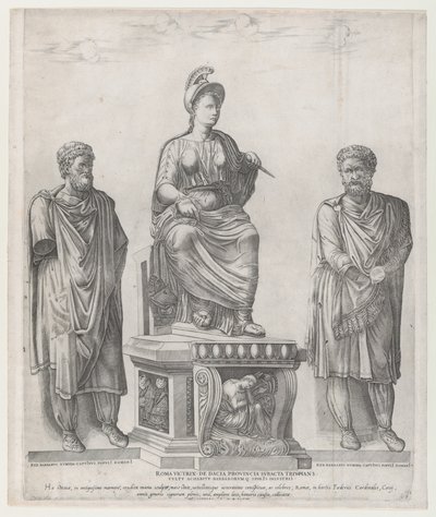 Espelho da magnificência romana: Vitória de Roma, 1549. de Nicolas Beatrizet
