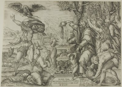 O Sacrifício de Ifigênia de Nicolas Beatrizet