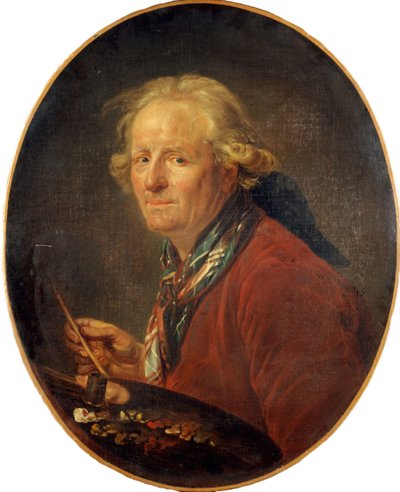Auto-retrato. de Nicolas-Bernard Lepicie