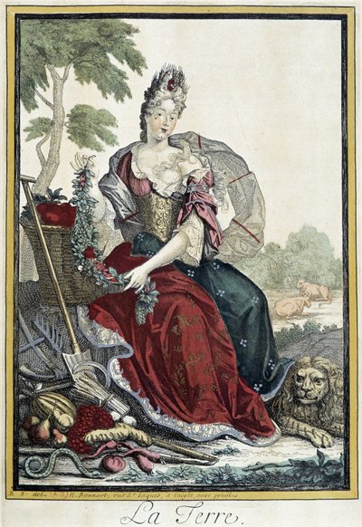 Alegoria da Terra de Nicolas Bonnart