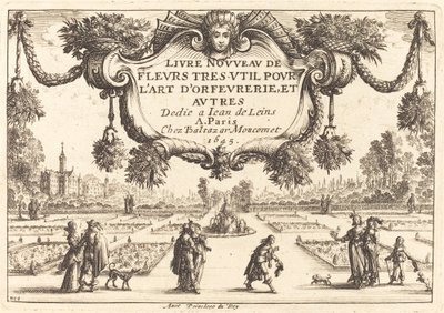 Folha de rosto de Nicolas Cochin after Balthasar Moncornet