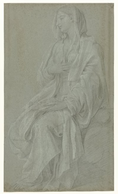 Madona sentada de Nicolas Colombel