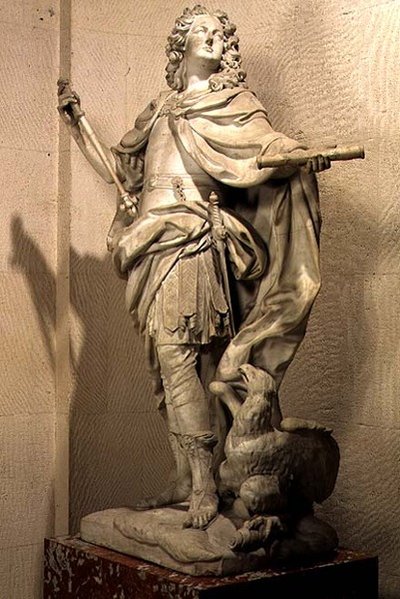 Luís XV da França (1710-74) como Júpiter de Nicolas Coustou