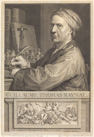 Guilherme Thomas Raynal de Nicolas Delaunay after Charles Nicolas Cochin II