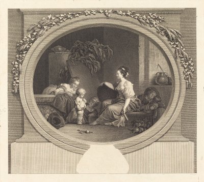 Então por favor diga de Nicolas Delaunay after Jean Honoré Fragonard