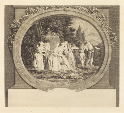 Desejos aceitos de Nicolas Delaunay after Jean Honoré Fragonard
