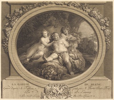 A alegria de Sileno de Nicolas Delaunay after Nicolas Bertin