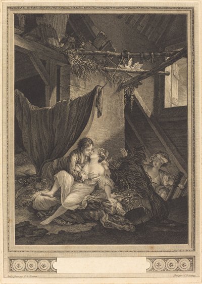 Cuidados tardios de Nicolas Delaunay after Pierre Antoine Baudouin