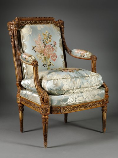 Poltrona, c.1785 (buxo) de Nicolas-Denis Delaisement