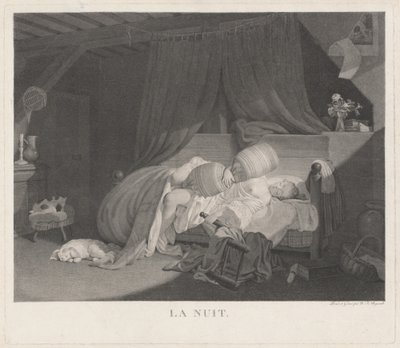 Noite de La Nuit, década de 1780. de Nicolas Francois Regnault