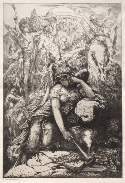 Melancólica de Nicolas François Chifflart