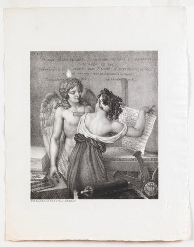 O gênio da litografia de Nicolas Henri Jacob