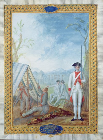 Uniformes da infantaria francesa durante a Guerra da Independência Americana de Nicolas Hoffmann