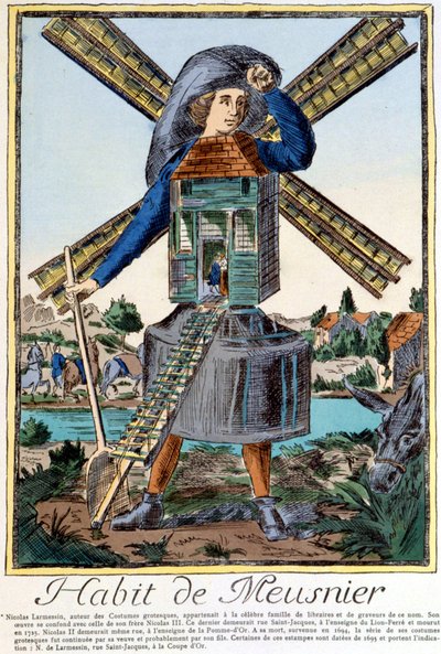 Habit de Meunier - gravura de Nicolas Larmessin de Nicolas II de Larmessin