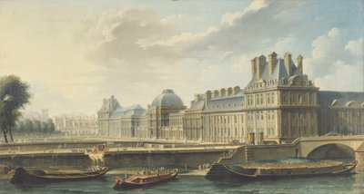 O Palácio das Tulherias, visto do Quai d