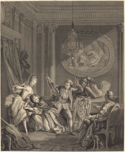 O caminho para a fortuna de Nicolas Joseph Voyez after Pierre Antoine Baudouin