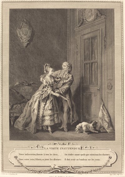 A visita inesperada de Nicolas Joseph Voyez after Sigmund Freudenberger