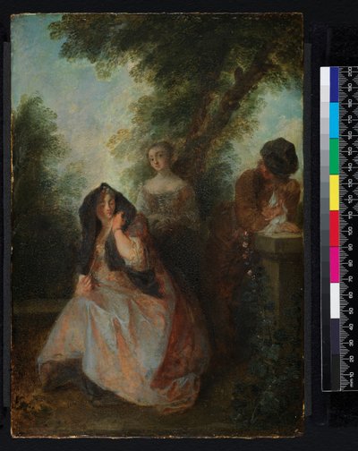 Nesta espécie de solidão ... ", antes de 1743 de Nicolas Lancret