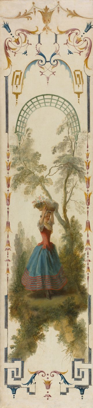 Horticultura, c.1723-27 (óleo sobre tela) de Nicolas Lancret