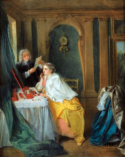 Madame Geoffrin (Marie Therese Rodet Geoffrin de Nicolas Lancret
