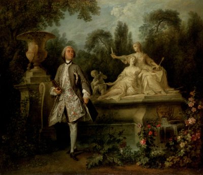 Retrato do ator Grandval de Nicolas Lancret