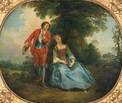 Pastora adormecida, ca 1730 de Nicolas Lancret