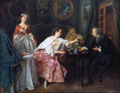As quatro horas do dia: manhã de 1739 de Nicolas Lancret