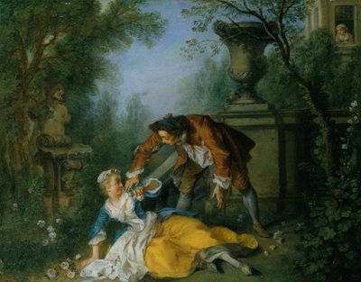 O Servo Justificado, c. 1740. de Nicolas Lancret
