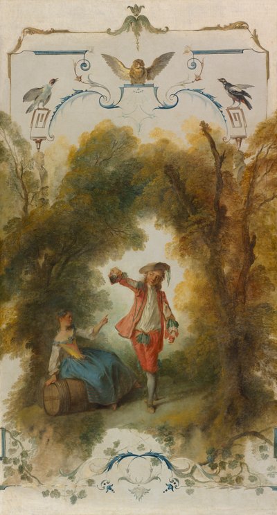 A vinha, c. 1723-1727. de Nicolas Lancret