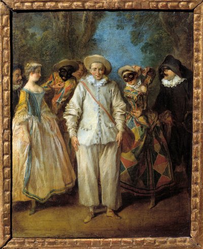 Os atores da Comédia Italiana (commedia dell