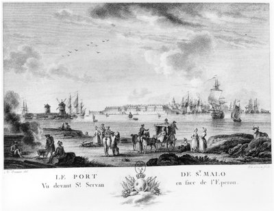 Vista, de, st levemente de Nicolas Marie Ozanne