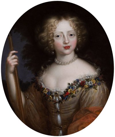 Retrato de Helena Tekla Lubomirska, nascida Ossolińska, como Flora. de Nicolas Mignard