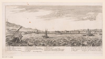 Gezicht op Barcelona
O Perfil da Cidade de Barcelona (...) (título sobre o objecto) de Nicolas Perelle