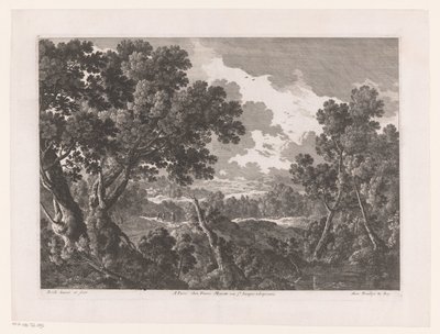 Paisagem com árvores de Nicolas Perelle